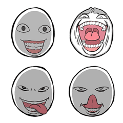 [LINE絵文字] Almost crazy emoji set 2の画像