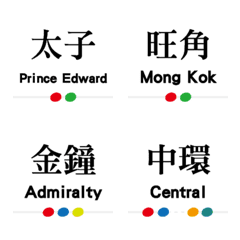 [LINE絵文字] Tsuen Wan Line Station Nameの画像