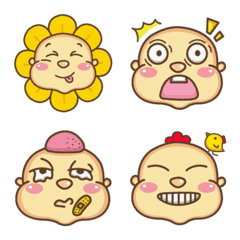 [LINE絵文字] Fat baby-Emojiの画像