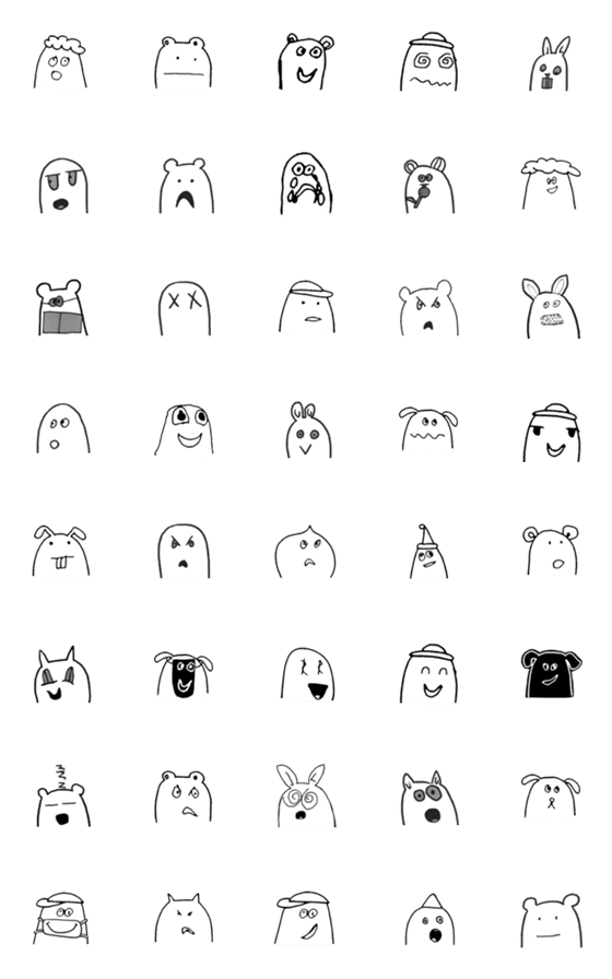 [LINE絵文字]Jonathan 8 years old drawing emojiの画像一覧