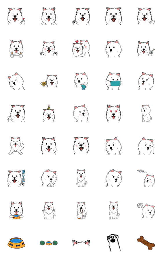 [LINE絵文字]OoMoaSpitz's Emojiの画像一覧