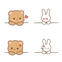 [LINE絵文字] Gomi and Bunnyの画像