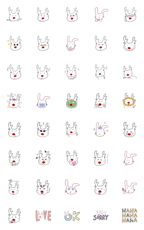 [LINE絵文字]MOOSIE EMOJIの画像一覧