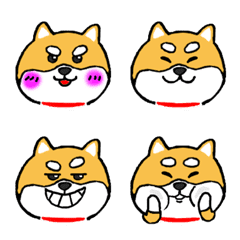 [LINE絵文字] 柴猫犬の画像