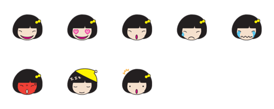Line絵文字 Michan Emojis 01 8種類 1円