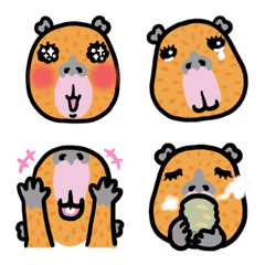 [LINE絵文字] Capybara-facesの画像