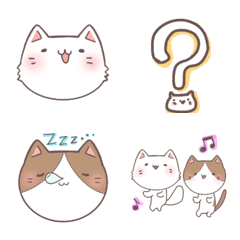 [LINE絵文字] チンチラねこの日常絵文字の画像