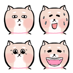 [LINE絵文字] Shiba faceの画像