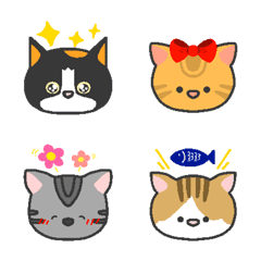 [LINE絵文字] みけねこおやこ。の画像