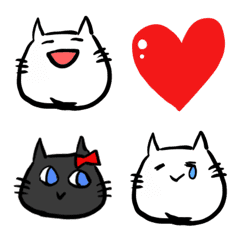 [LINE絵文字] ゆるかわ♡二重アゴねこシローの絵文字の画像