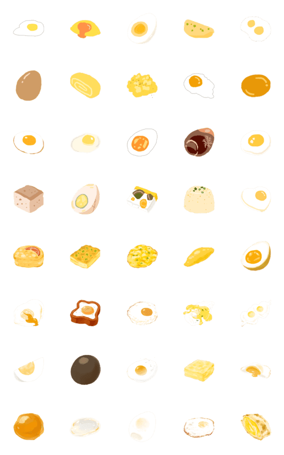 [LINE絵文字]EGG 365の画像一覧