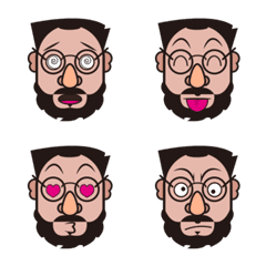 [LINE絵文字] Beard Brotherの画像