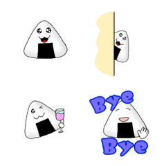 [LINE絵文字] Mr. Onigiri emojiの画像