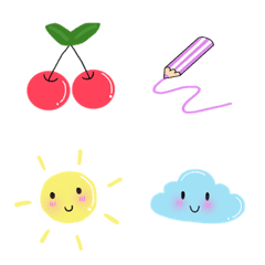 [LINE絵文字] cutie simple emojiの画像