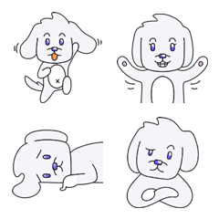 [LINE絵文字] Neighbor Puppy Popoの画像