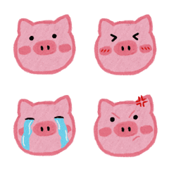 [LINE絵文字] Piggie Emojiの画像