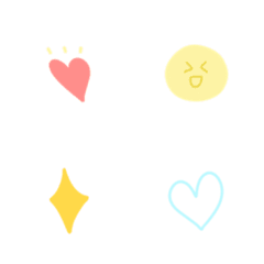 [LINE絵文字] Heartt pastel emojiの画像