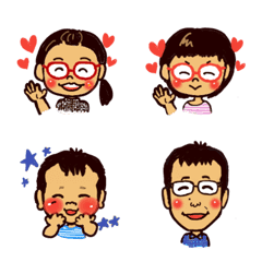 [LINE絵文字] kaki_kaki__chan Emoji2の画像