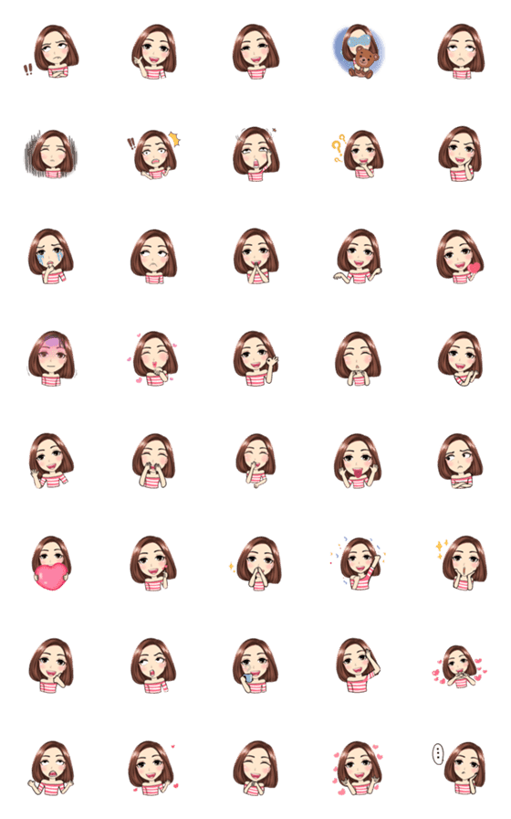 [LINE絵文字]Ying Mod Emojiの画像一覧