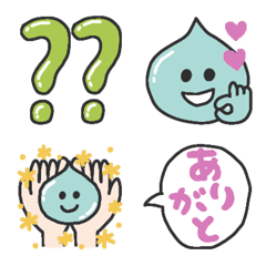 [LINE絵文字] ぷるぷる♪しずくちゃんの画像