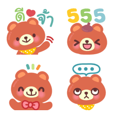 [LINE絵文字] chocball bearの画像