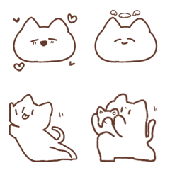 [LINE絵文字] ましゅまろねこた。の画像