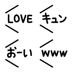 [LINE絵文字] 絵文字に喋らせる絵文字の画像