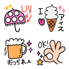 [LINE絵文字] KAORI emoji2の画像