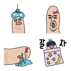 [LINE絵文字] The Finger Siblingsの画像