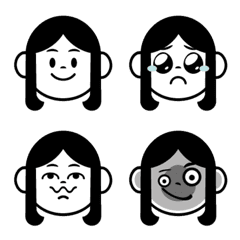 [LINE絵文字] GIRL EMOJI 01の画像