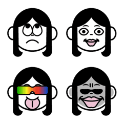 [LINE絵文字] GIRL EMOJI 02の画像