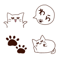 [LINE絵文字] ねこのましゅまる絵文字verの画像