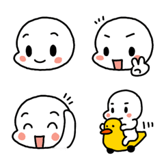 [LINE絵文字] 白たまちゃんの画像