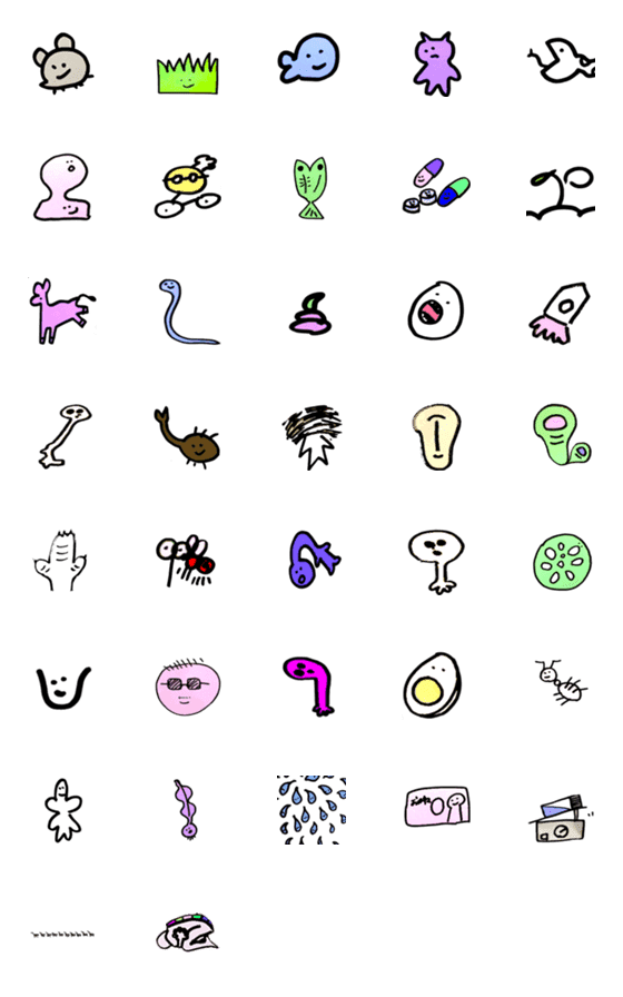 [LINE絵文字]Emoji for daily life ver.2の画像一覧