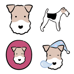 [LINE絵文字] WIRE FOX TERRIER - EMOJIの画像