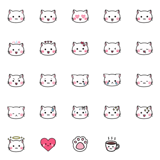 [LINE絵文字]Nana catの画像一覧