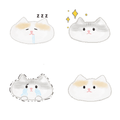 [LINE絵文字] food cat yummyの画像