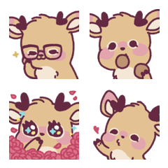 [LINE絵文字] Chubby Deer 2の画像