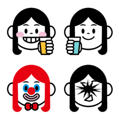 [LINE絵文字] GIRL EMOJI 03の画像