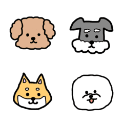 [LINE絵文字] 犬の絵文字盛りだくさんの画像