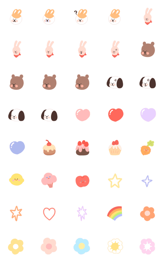 [LINE絵文字]lil friends emojiの画像一覧