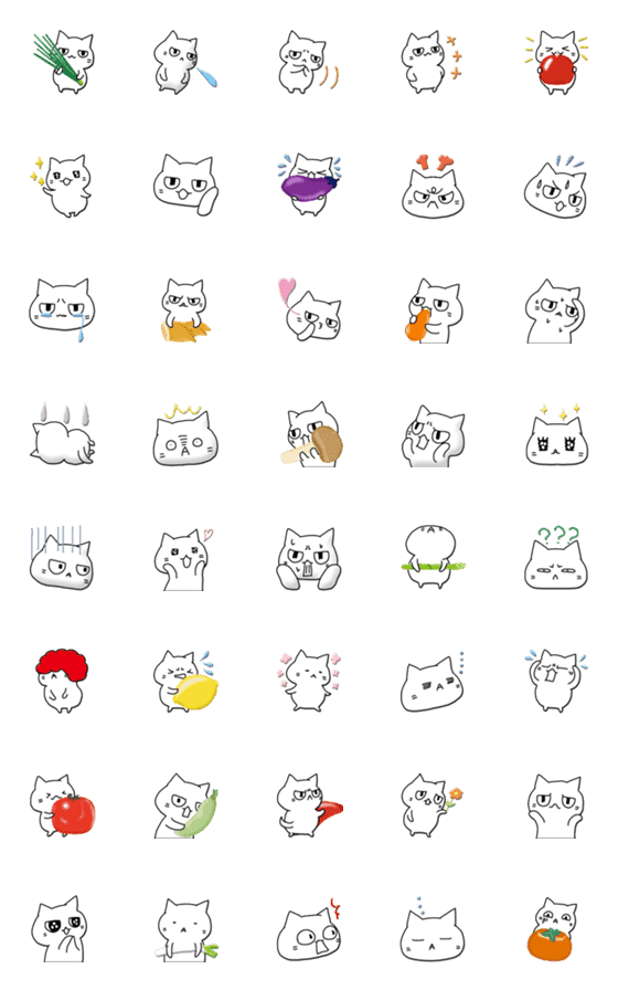 [LINE絵文字]猫の目の画像一覧