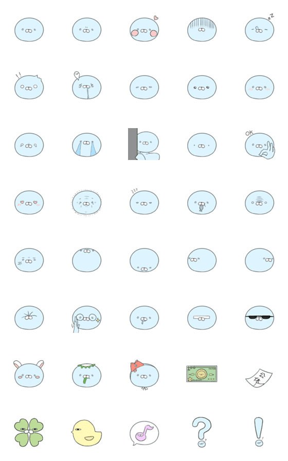 [LINE絵文字]seal 100%の画像一覧