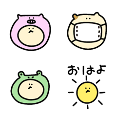 [LINE絵文字] 「ハムげそ」の絵文字の画像