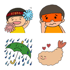 [LINE絵文字] フクスケのキュート絵文字の画像