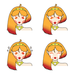 [LINE絵文字] Elves Queen Miranda's emojiの画像