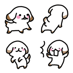 [LINE絵文字] 仔犬の絵文字の画像