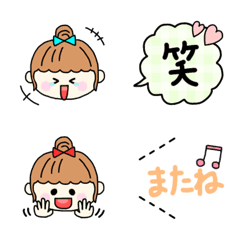 [LINE絵文字] 毎日使えるロールちゃんの画像