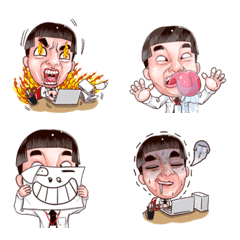 [LINE絵文字] Emoji, I am a funny Ver.Office workerの画像