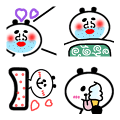 [LINE絵文字] 鬼♥️キモかわ♥️パンダ5の画像